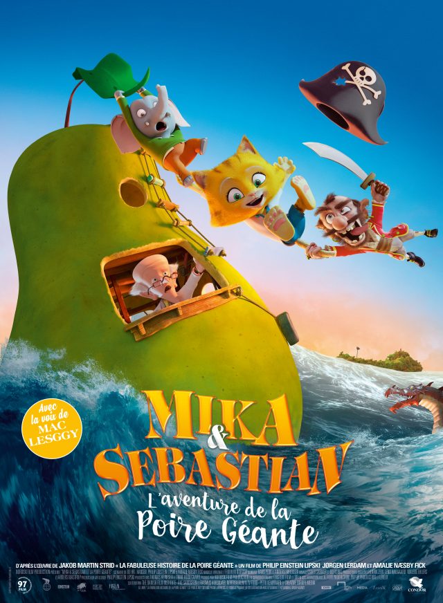 Affiche MIKA & SEBASTIAN : L&RSQUO;AVENTURE DE LA POIRE GÉANTE